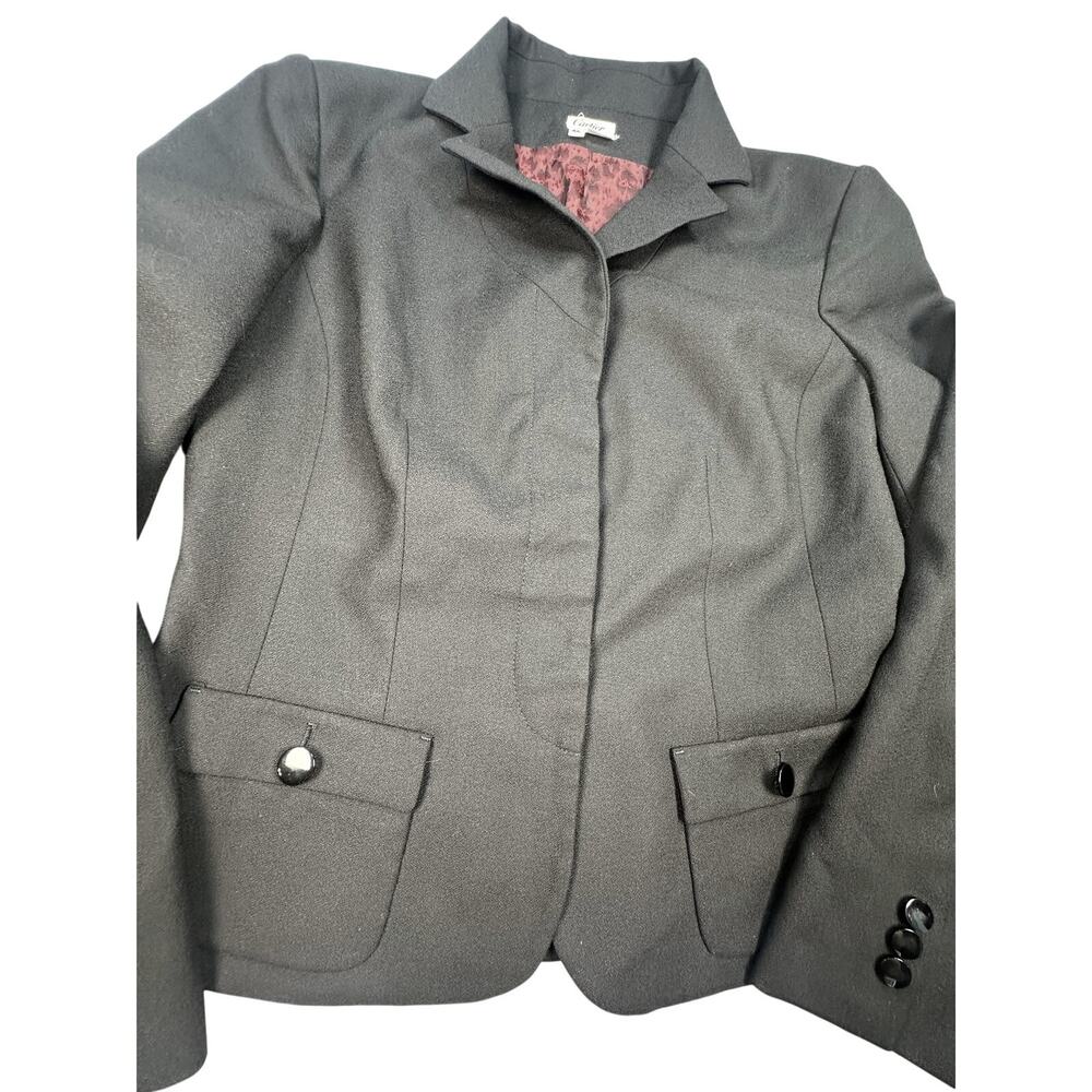 Cartier Uniform Blazer Jacket Wool Blend Jacquard Lining Tailored 40 - Picture 8 of 11